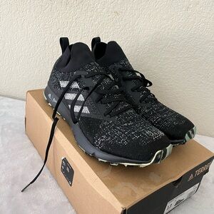 Adidas Terrex two parley Black and Gray athletic shoes